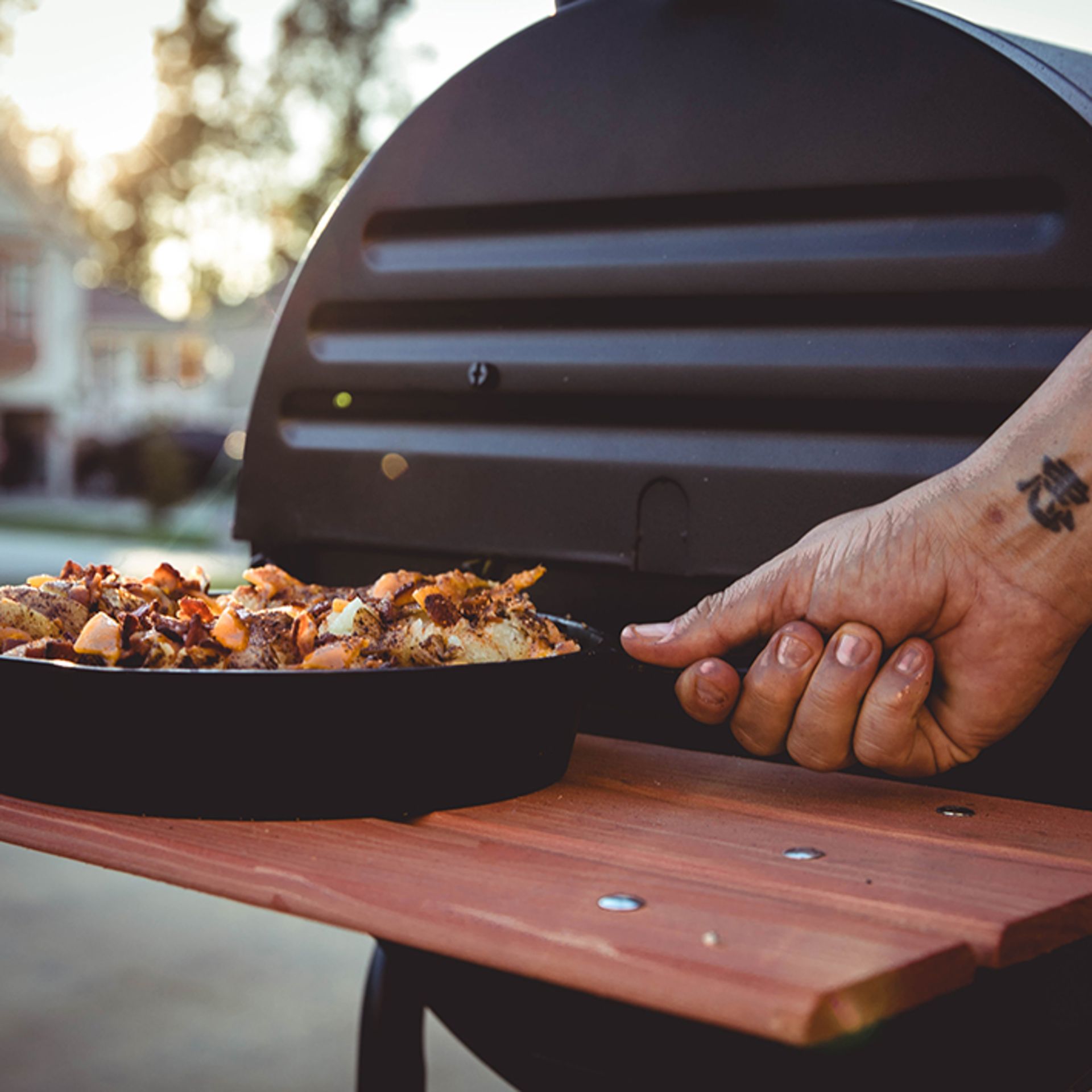 BRAND NEW* CHARCOAL GRILL PRO BLACK PATIO OUTDOOR GARDEN XL COOKING DELUXE AIR NEW CHAR BBQ - Image 7 of 8