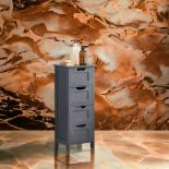 ASAGLE BATHROOM FLOOR STORAGE CABINET,WITH 4 DRAWERS,30X30X82 CM,