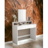 FREE DELIVERY - BRAND NEW DRESSING TABLE WITH LARGE MIRROR, VANITY TABLE MAKEUP