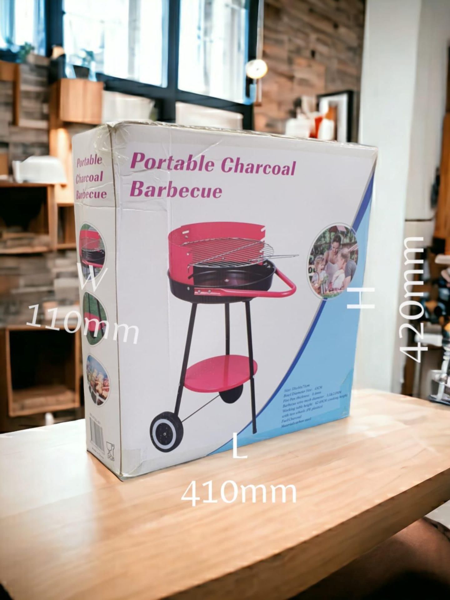 1 PALLET X BRAND NEW PORTABLE BBQS >>>PERFECT FOR OUTDOOR ADVENTURES! - Image 4 of 4