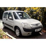 2008/57 PEUGEOT PARTNER COMBI 1.4 MANUAL WHEELCHAIR ACCESSIBLE VEHICLE >>--NO VAT ON HAMMER--<<