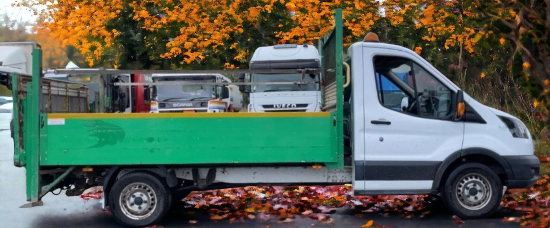 2019 FORD TRANSIT T350 LWB DROPSIDE TRUCK - READY FOR HEAVY-DUTY HAULING - Image 3 of 16