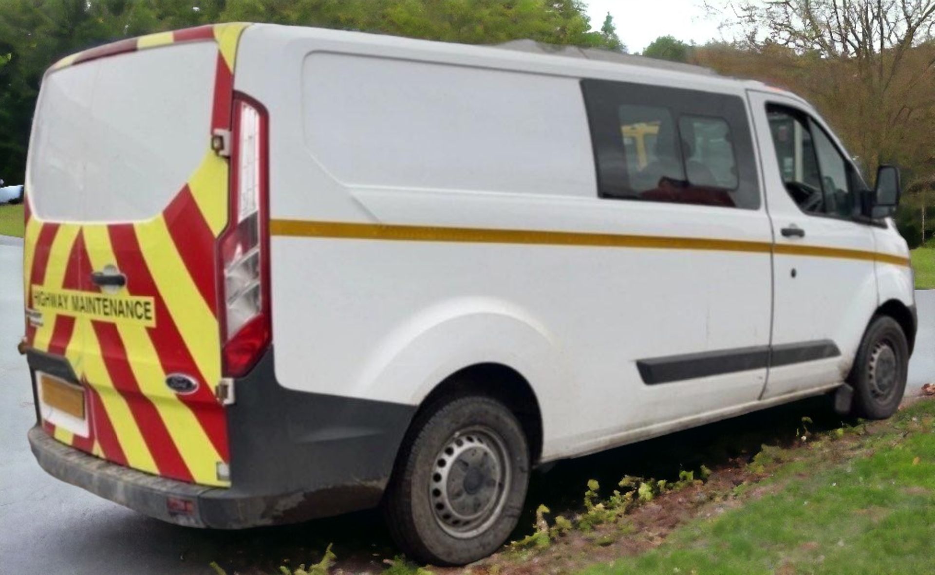 2015 FORD TRANSIT CUSTOM LWB L2 FACTORY 6 SEATER DOUBLE CAB