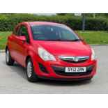 2012 VAUXHALL CORSA 1.0 12V ECOFLEX EURO 5 3DR >>--NO VAT ON HAMMER--<<