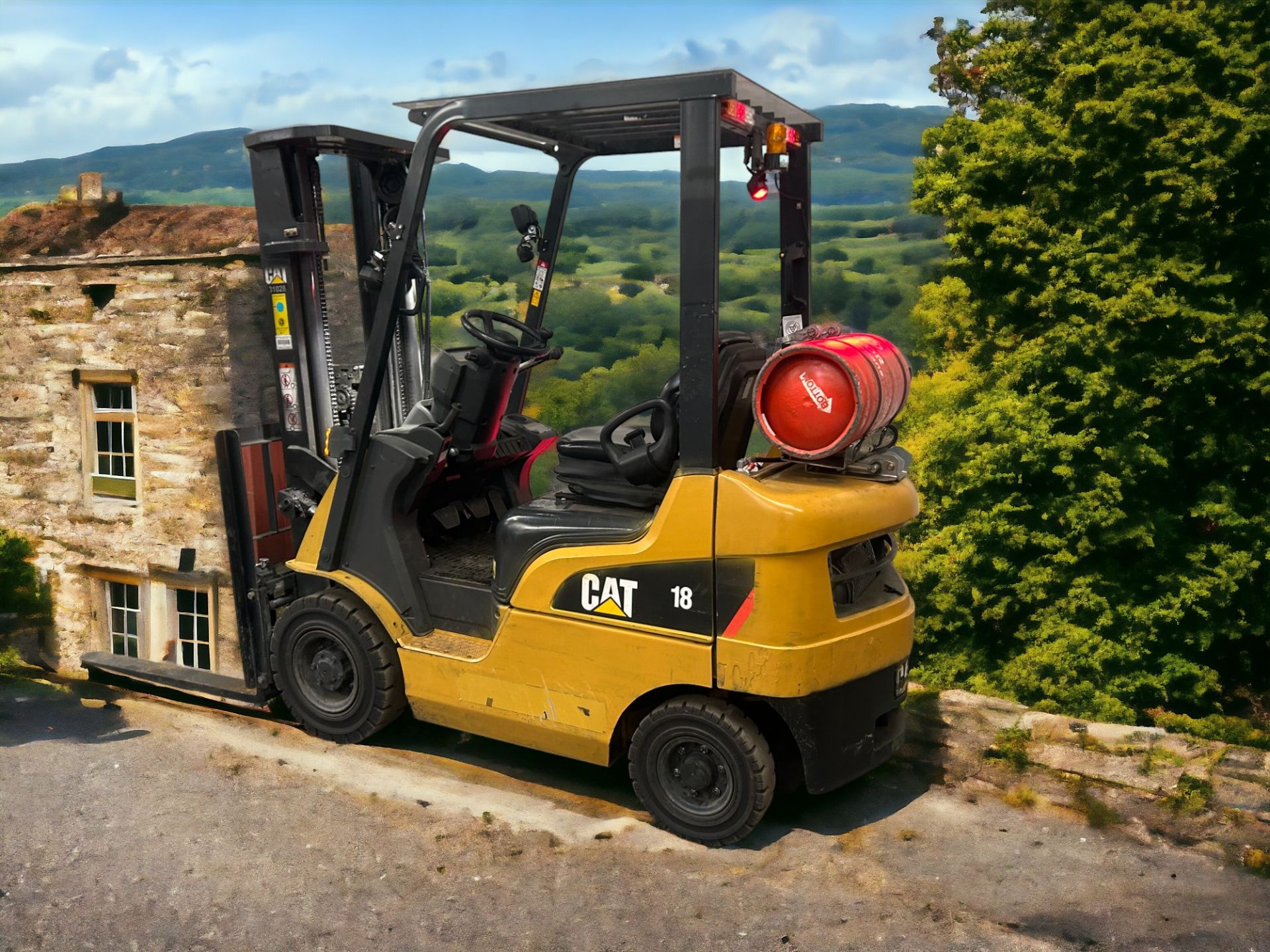 CAT LIFT TRUCKS GP18NT LPG FORKLIFT - 2017 - Image 3 of 6