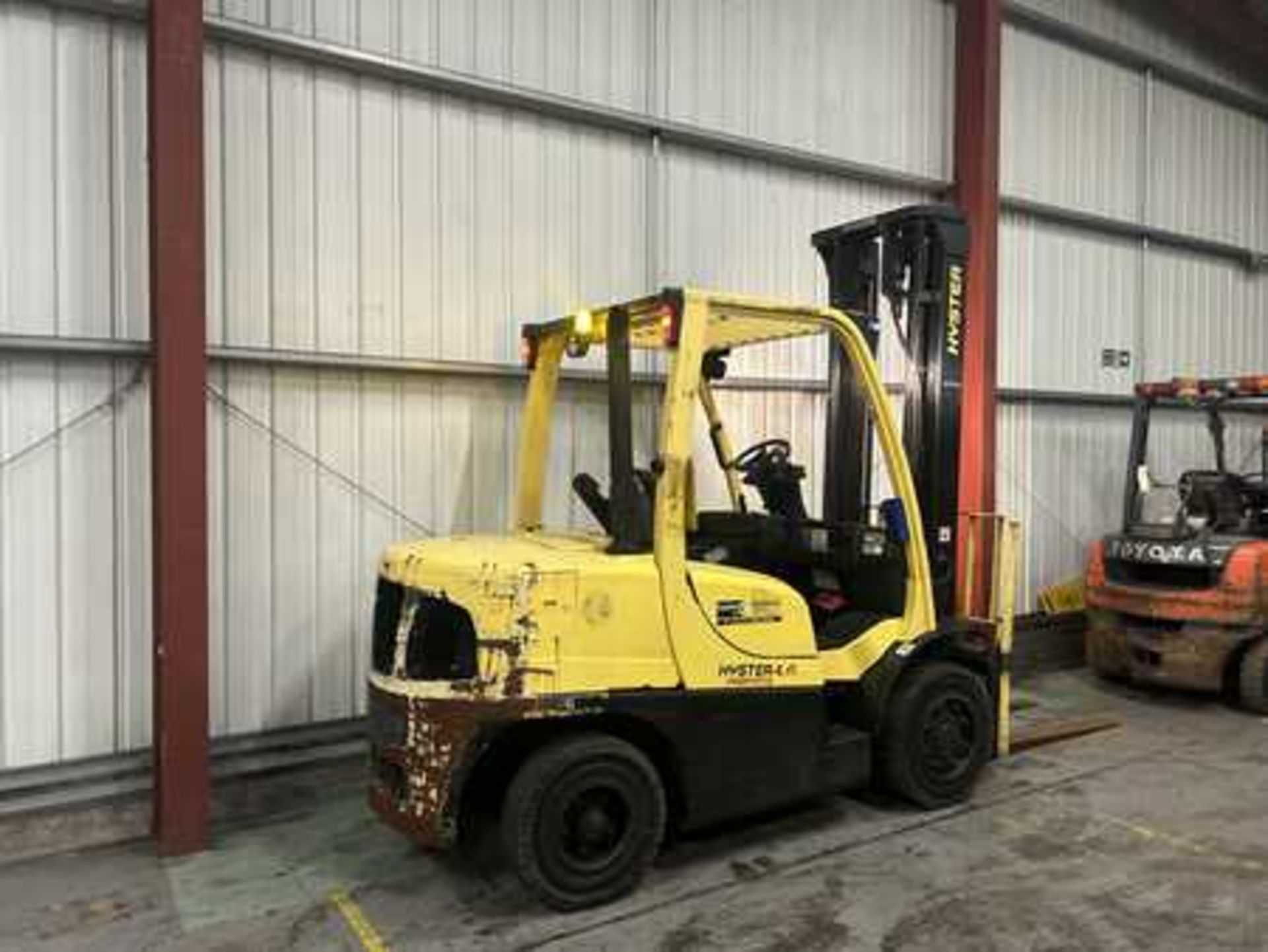 2007 HYSTER H4.0FTS DIESEL FORKLIFT - Image 3 of 3