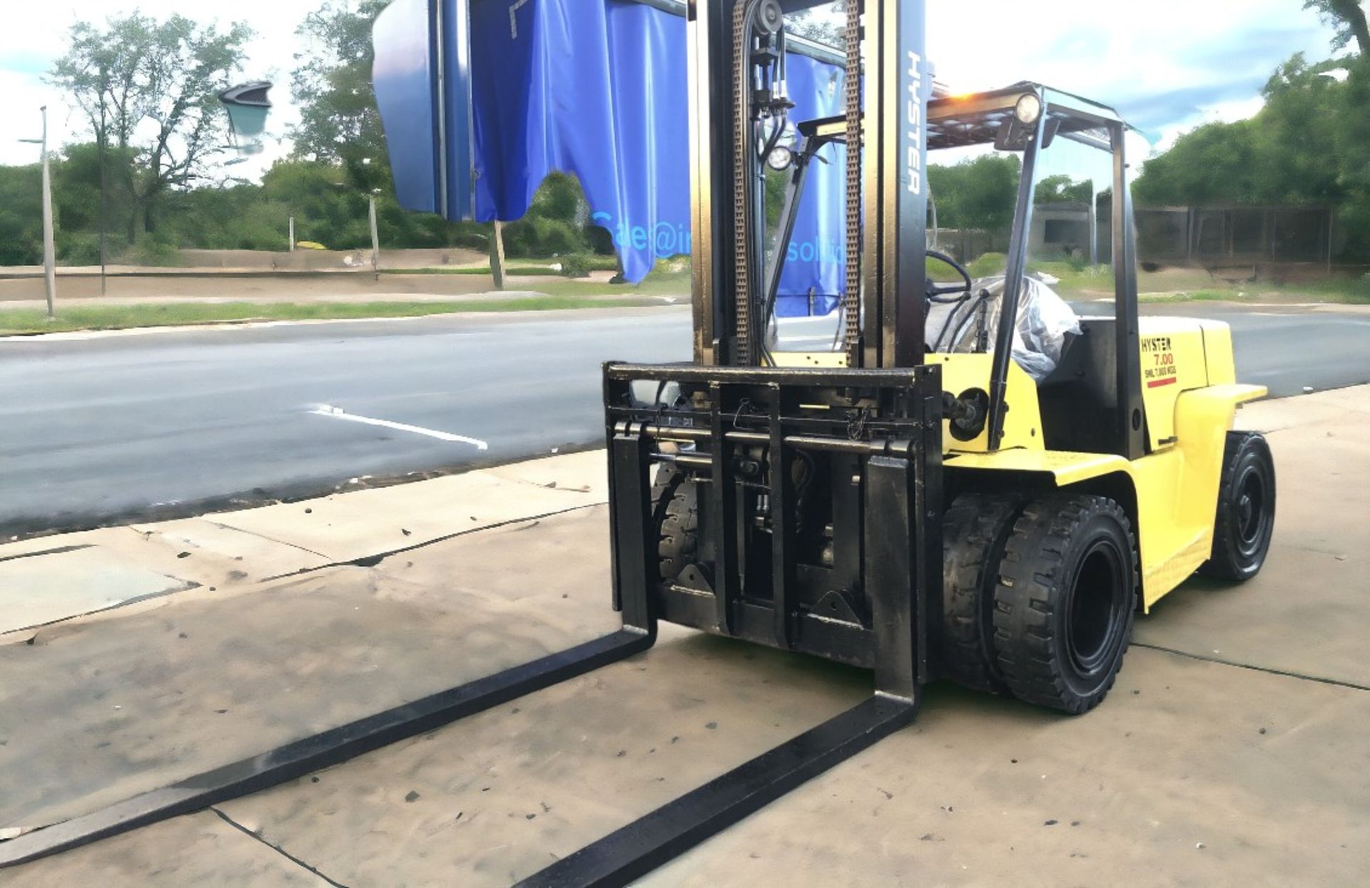 HYSTER H7.00XL 7 TON DIESEL FORKLIFT - Image 7 of 8