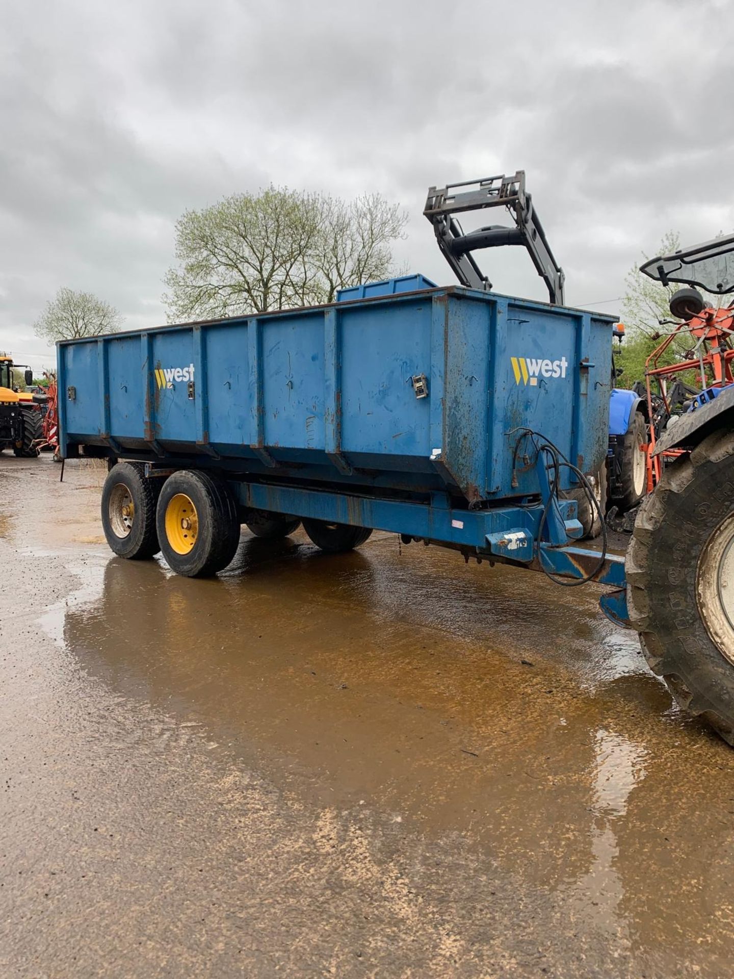 WEST 12T GRAIN TRAILER - Image 2 of 7