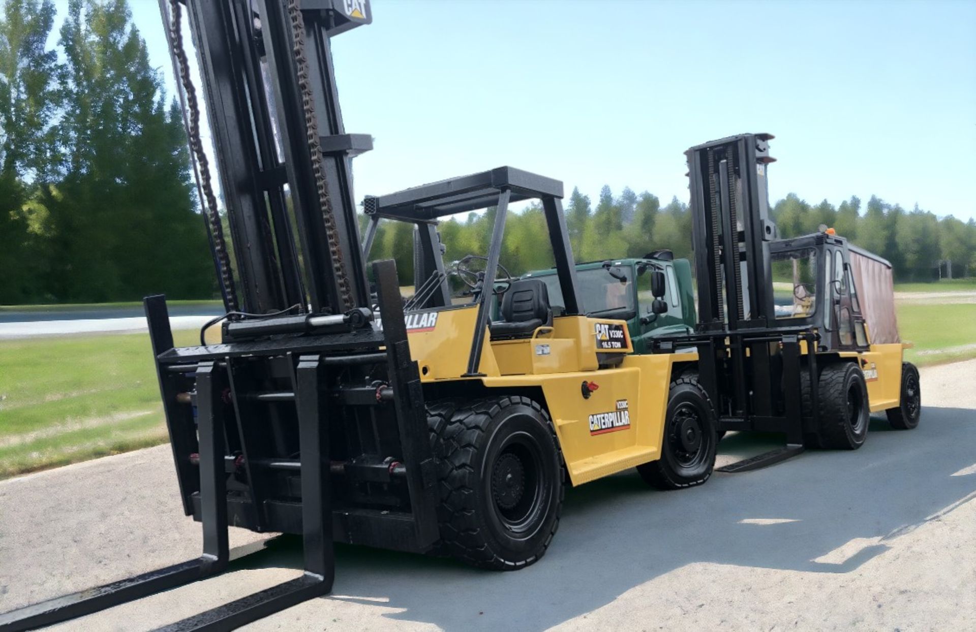 CAT V330 C ,16 TON DIESEL FORKLIFT - Image 9 of 13