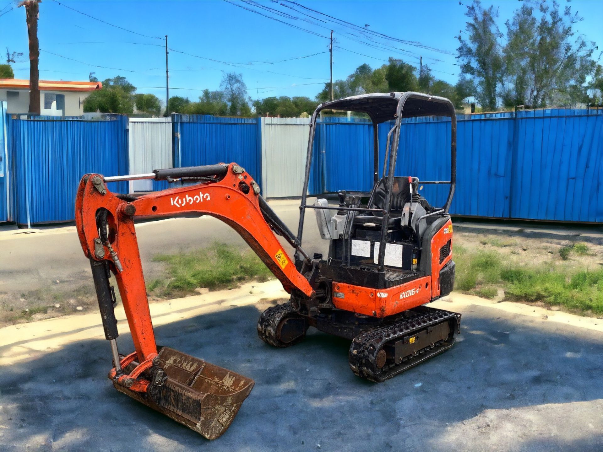 2016 KUBOTA KX016-4 MINI EXCAVATOR