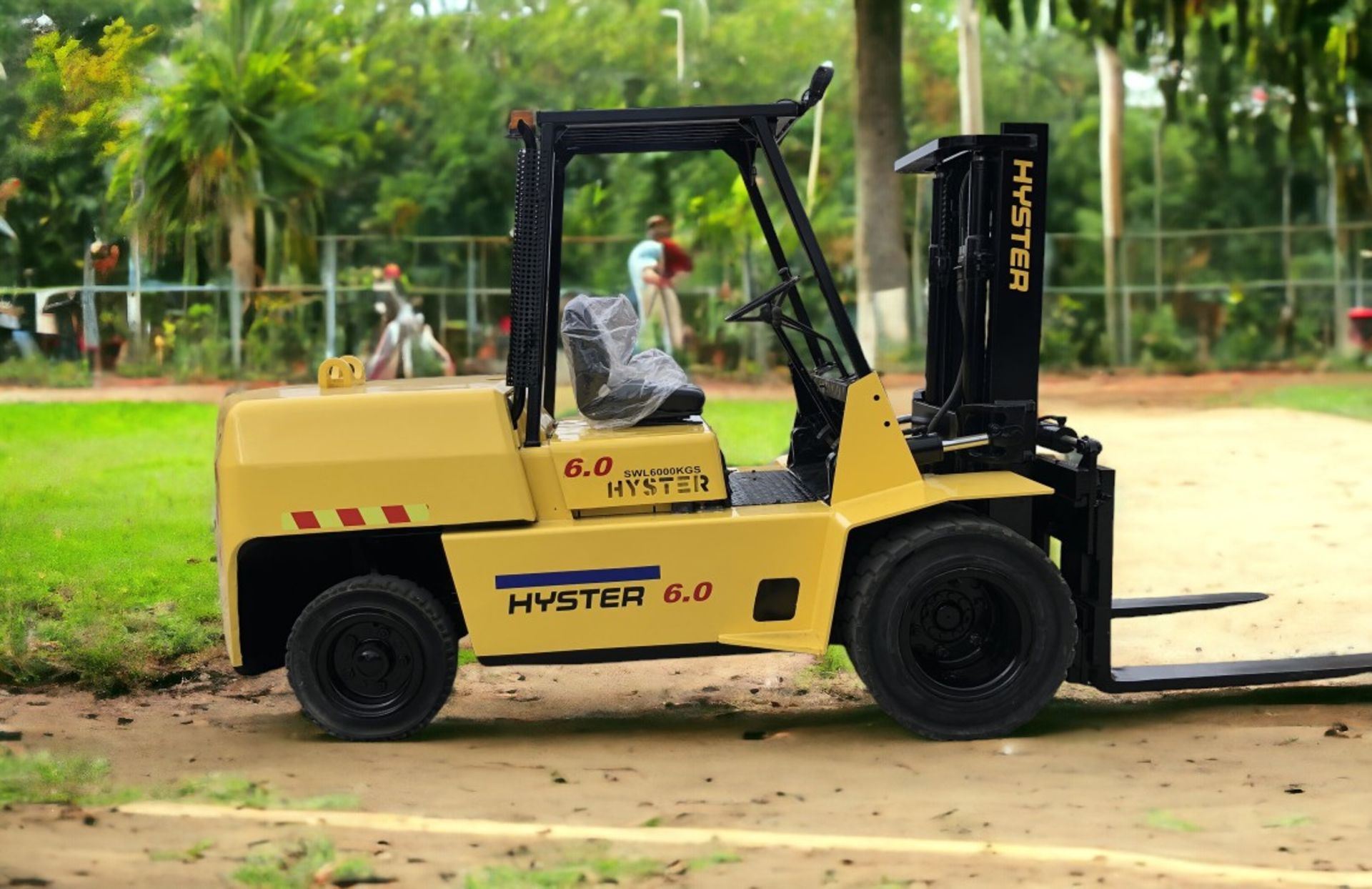 HYSTER H6.00 XL (6 TON) DIESEL FORKLIFT - Image 3 of 9