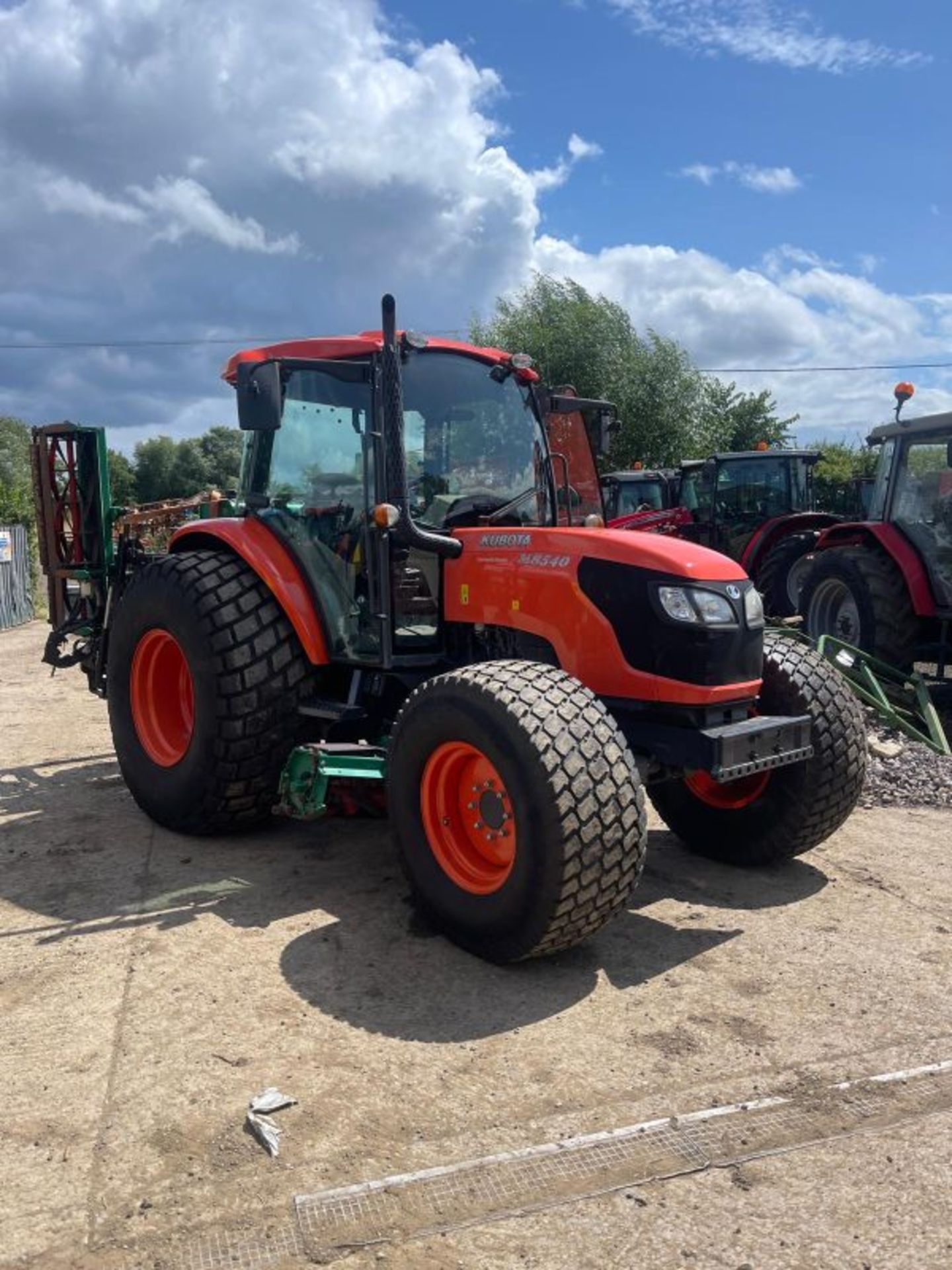 KUBOTA M8450 TRACTOR C/W MOWERS - Image 6 of 15