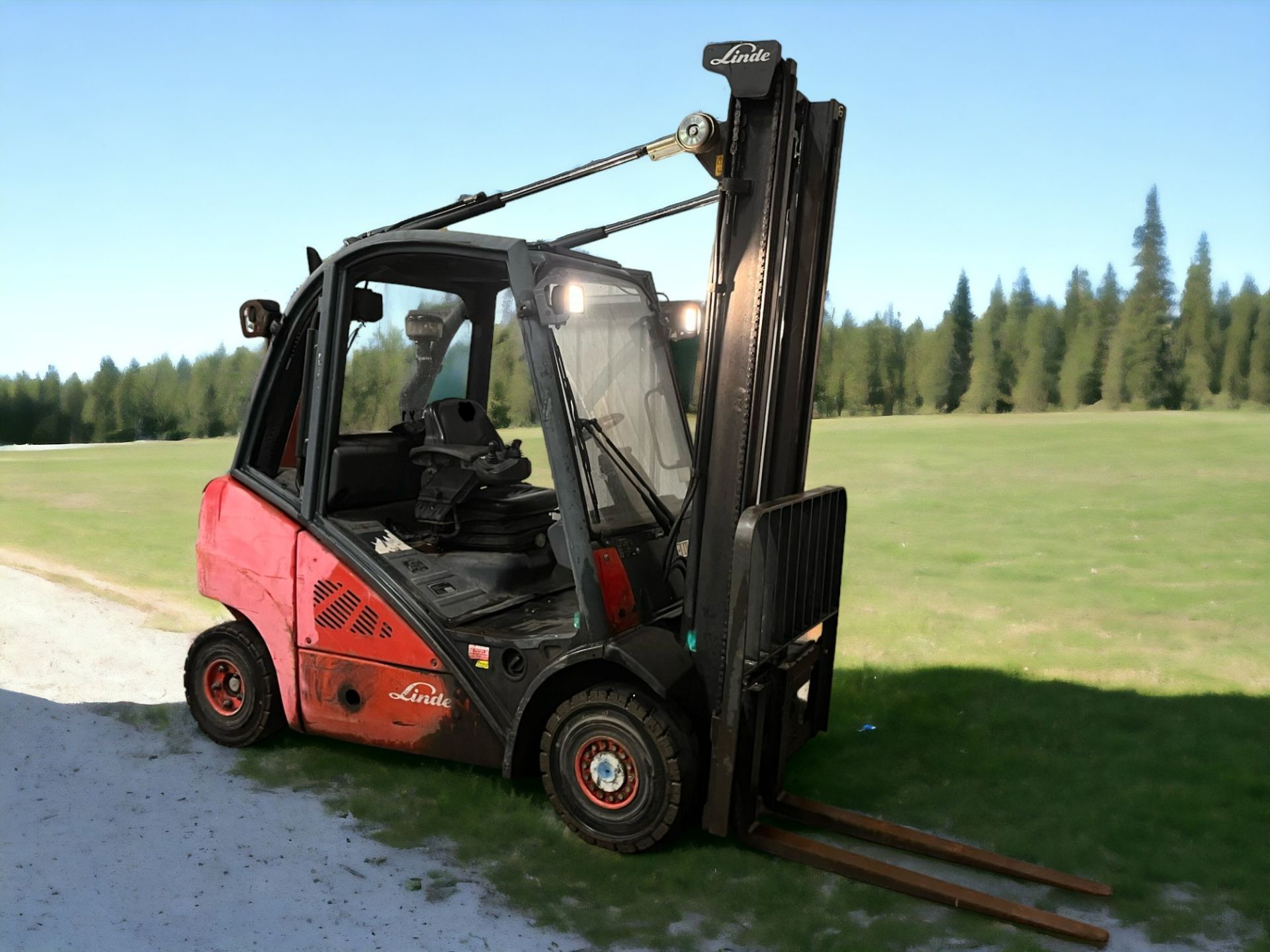 POWERFUL LINDE H25D DIESEL FORKLIFT - 2008 MODEL, LOW HOURS - Image 4 of 5