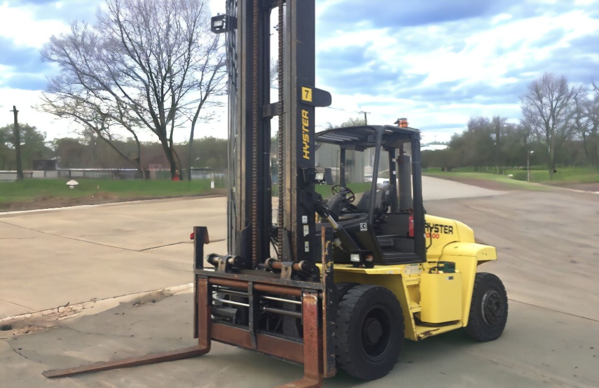 2008 HYSTER H10.00XM 10 TON LPG FORKLIFT - Image 6 of 11