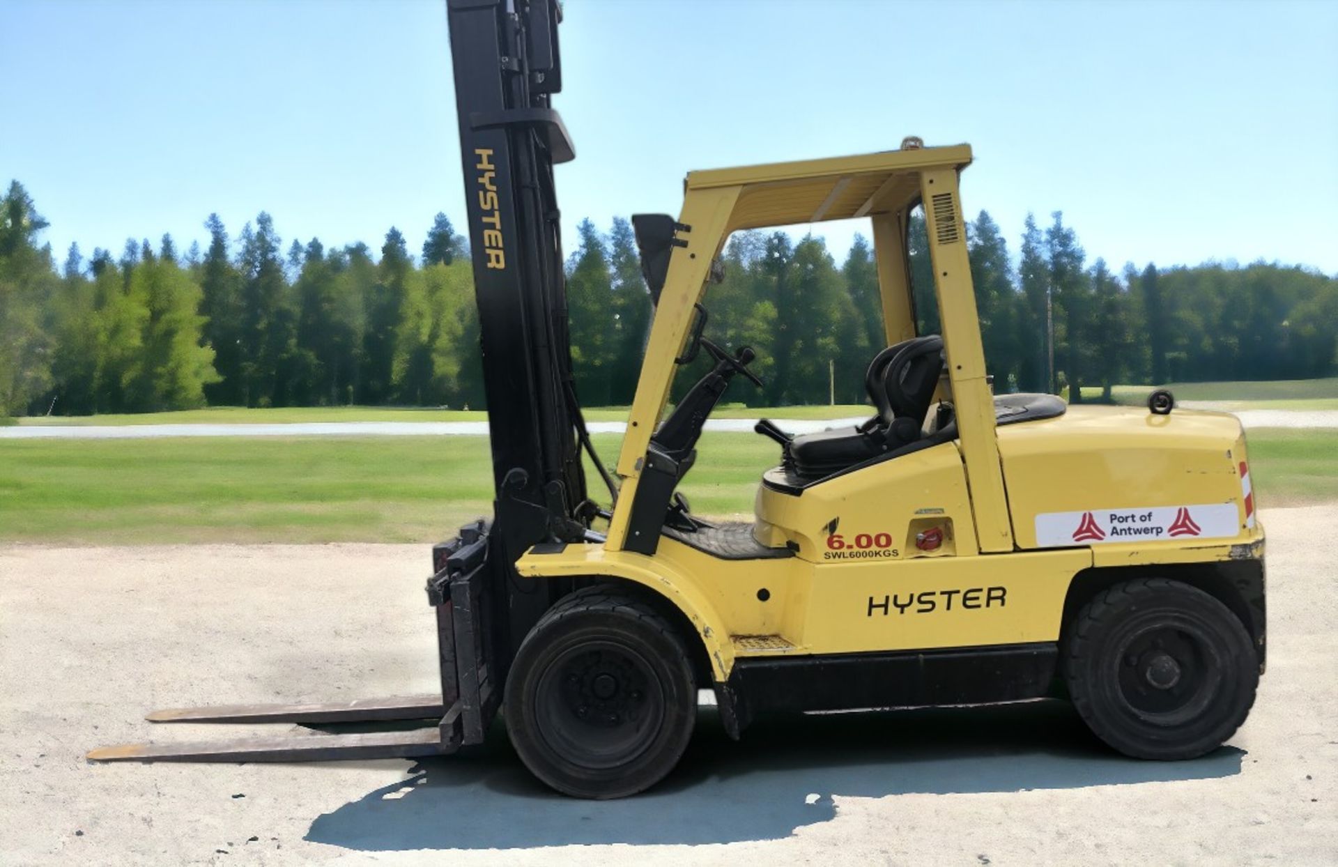 HYSTER H6.00 XM 6 TON DIESEL FORKLIFT - Image 2 of 11