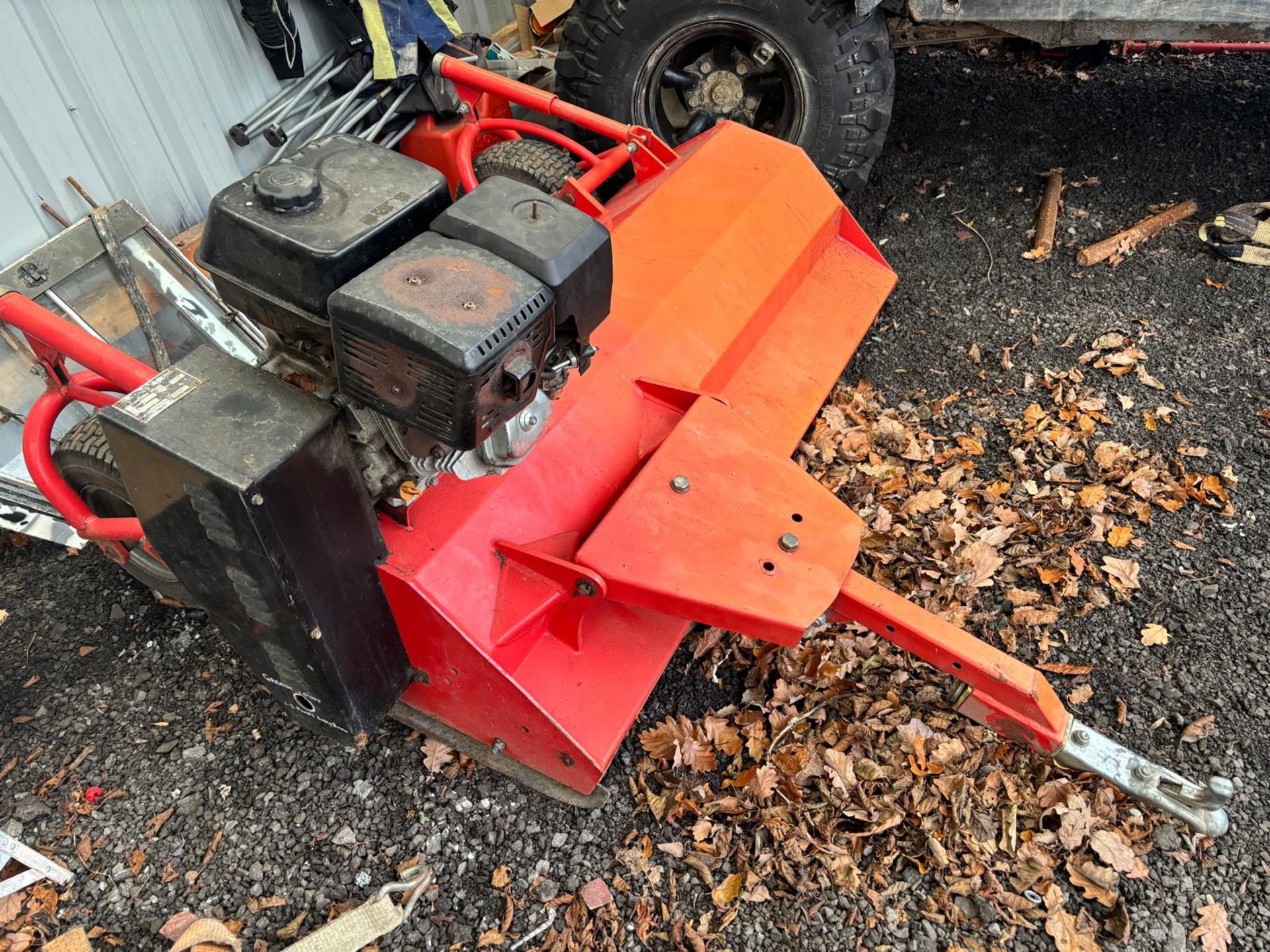 HIGH-PERFORMANCE ATV QUAD BIKE FLAIL MOWER: 4.5FT WIDE, 420CC ENGINE - EXCELLENT CONDITION!