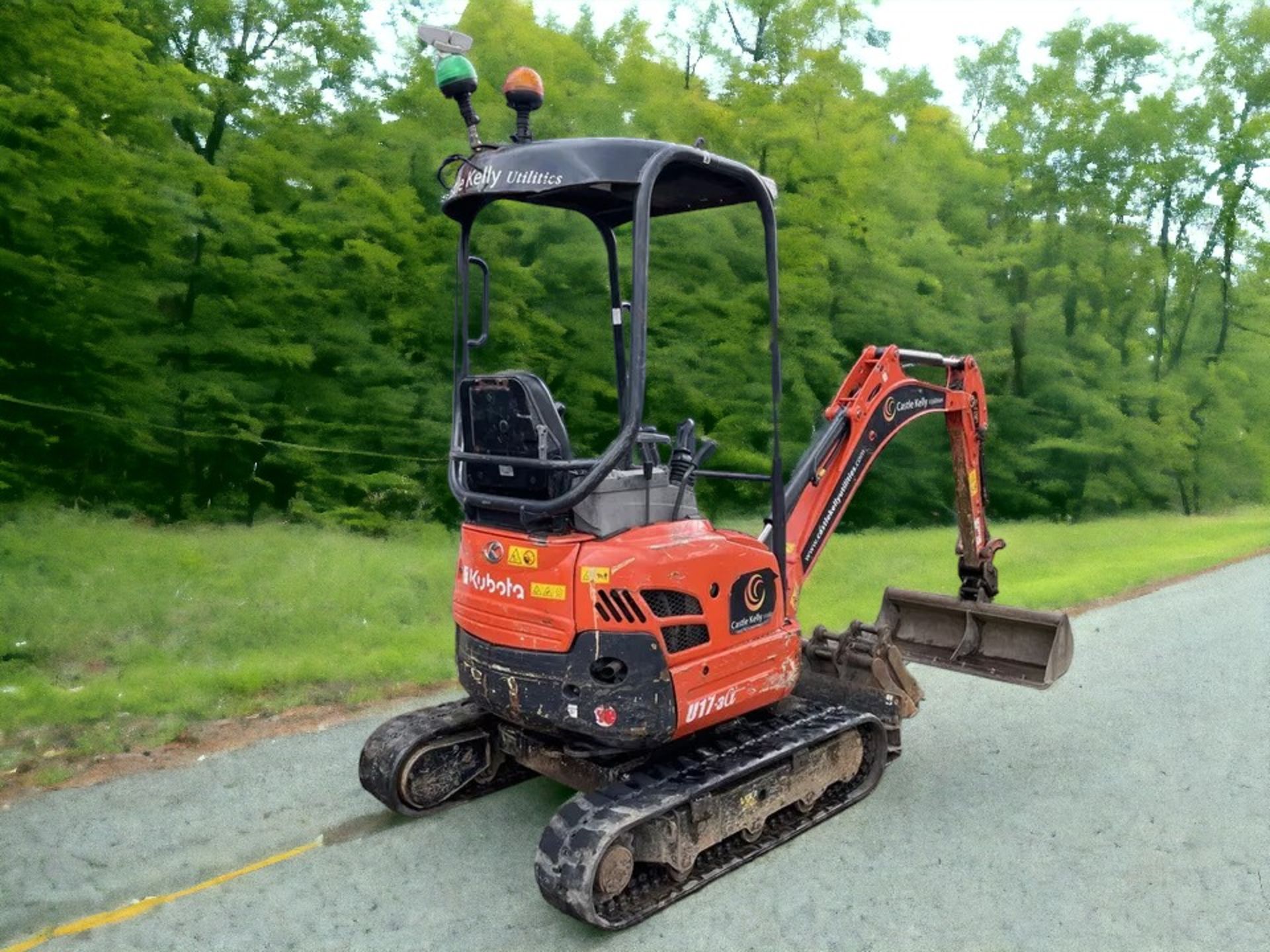 2020 KUBOTA U17-3 MINI EXCAVATOR - LOW HOURS, CANOPY, EXPANDABLE TRACKS - Image 10 of 10