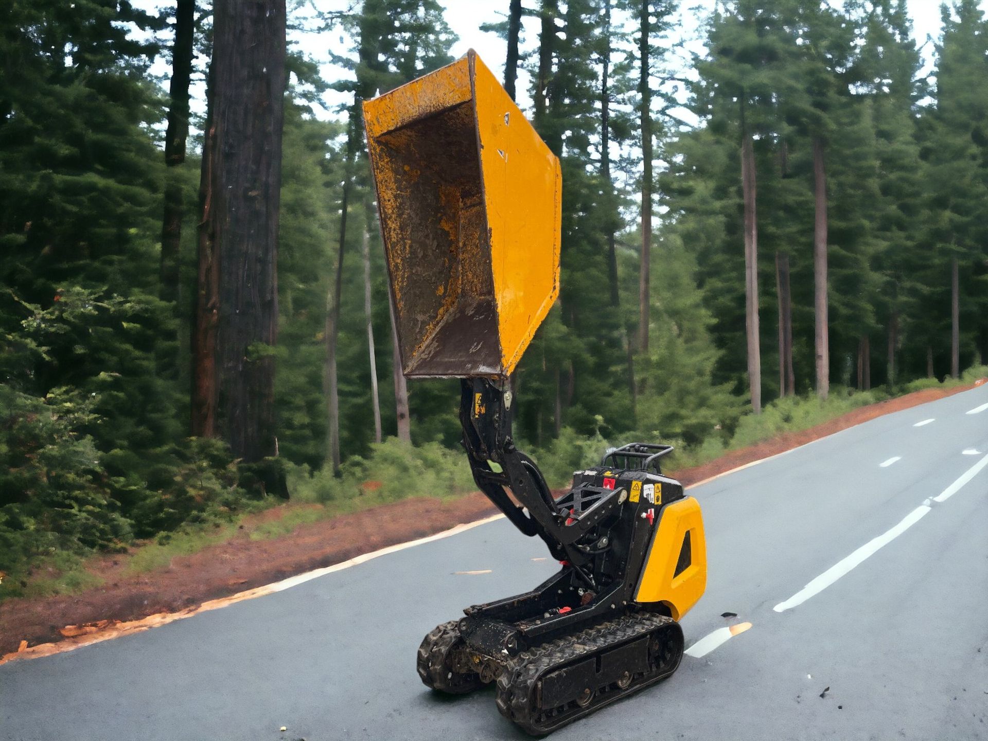 2018 JCB DUMPSTER HTD5 TRACKED MINI DUMPER - Image 3 of 9