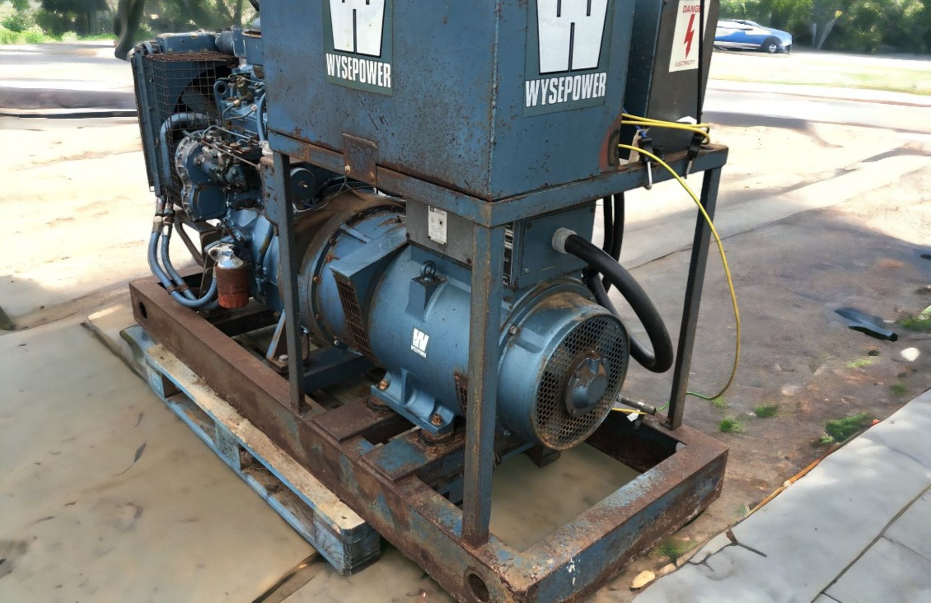 PERKINS 50 KVA DIESEL OPEN SET GENERATOR - Image 9 of 10