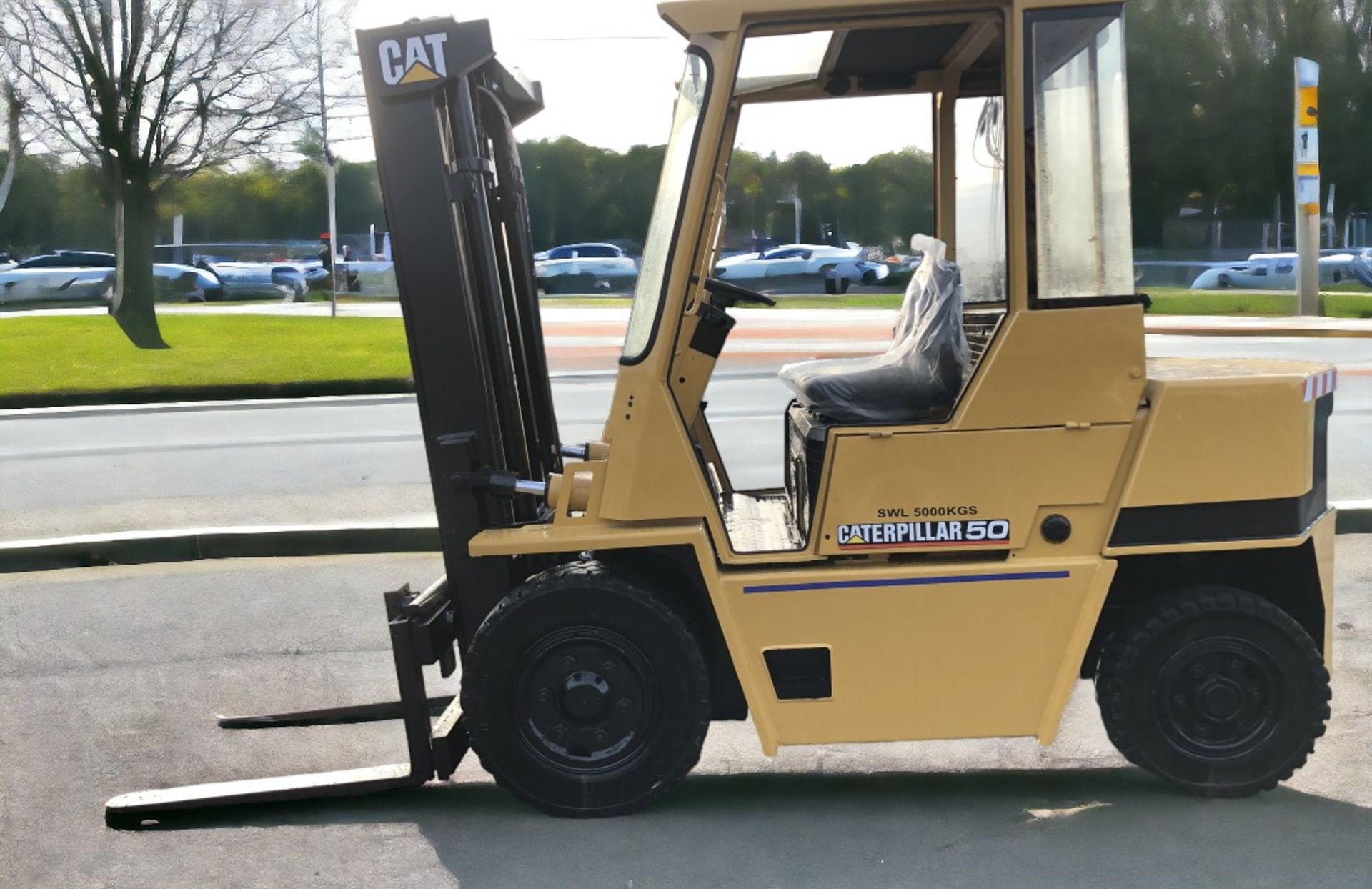 CAT 50 (5 TON) DIESEL FORKLIFT - Bild 2 aus 8