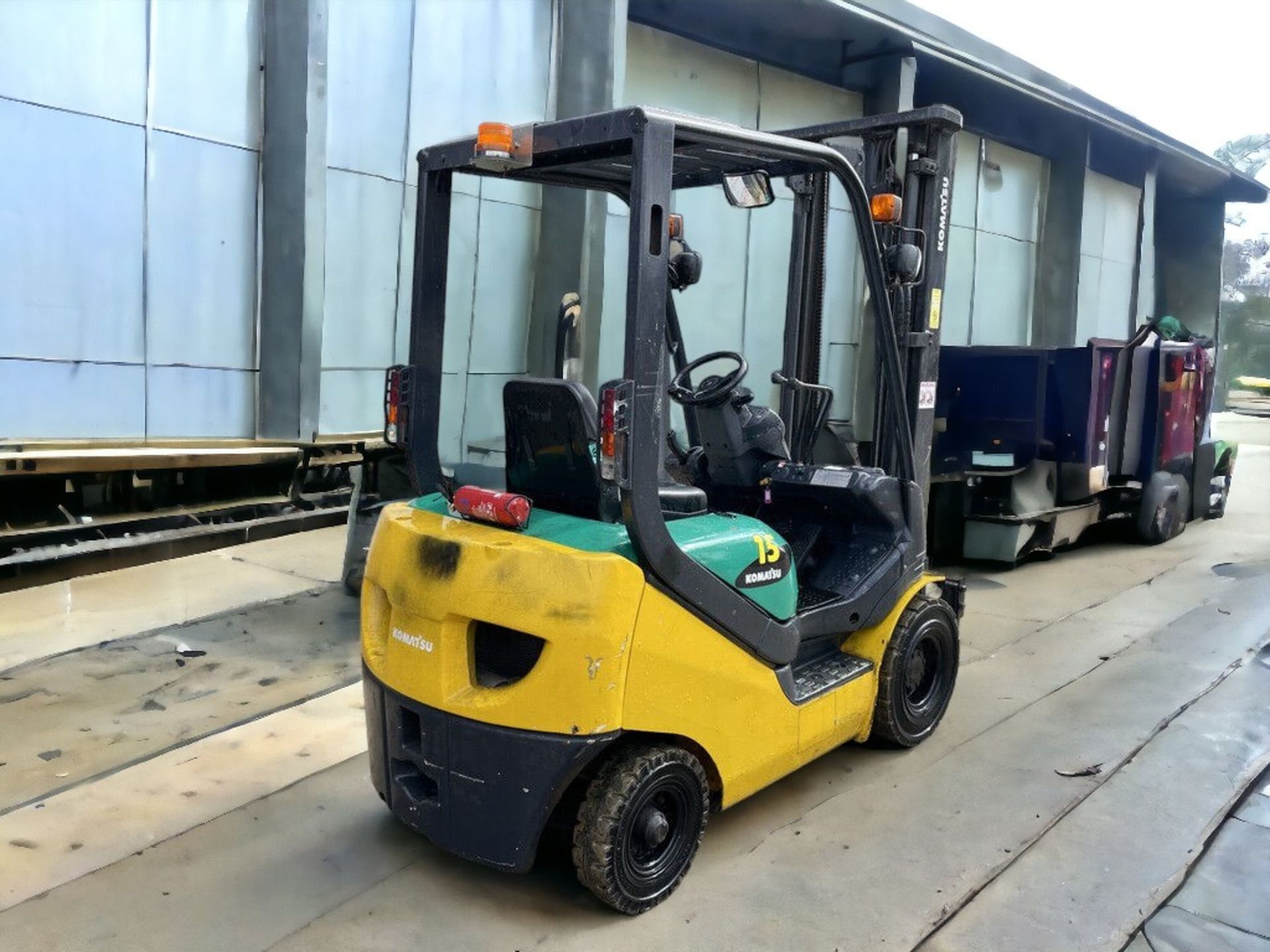 2008 KOMATSU FD15T-20R DIESEL FORKLIFT - Image 3 of 12