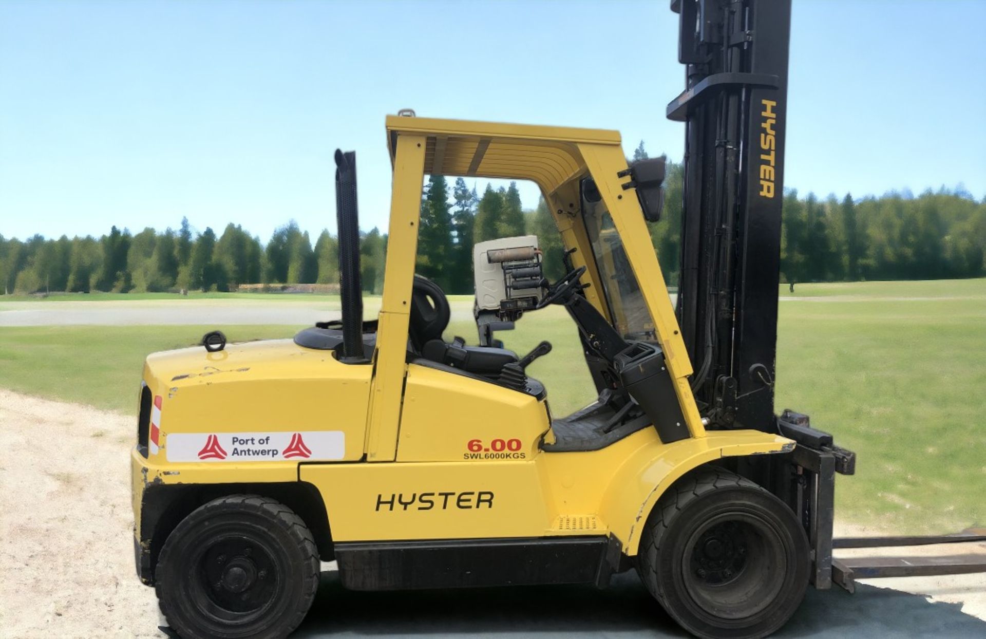 HYSTER H6.00 XM 6 TON DIESEL FORKLIFT - Image 4 of 11