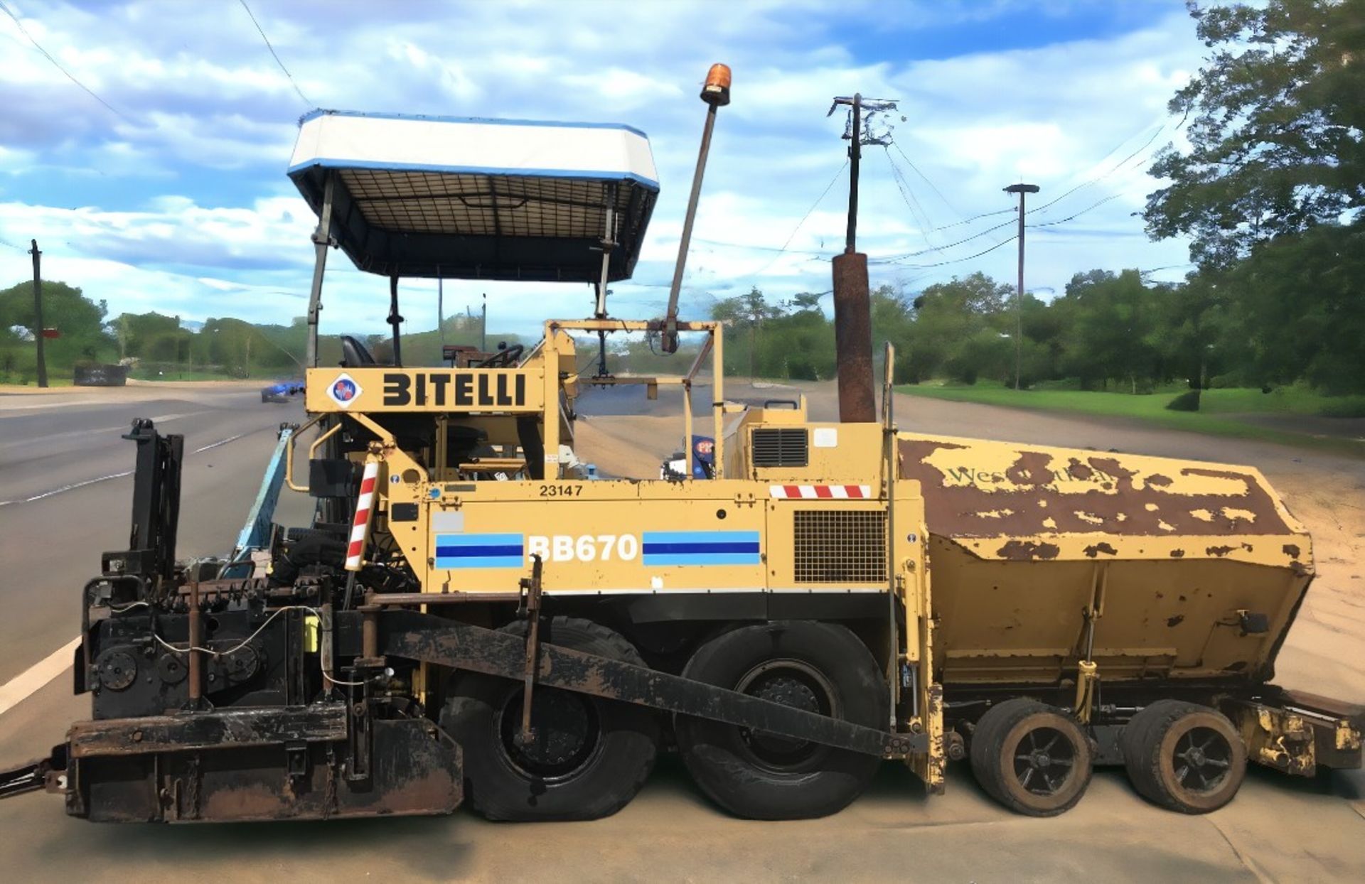 BITELLI BB 670 ASPHALT PAVER