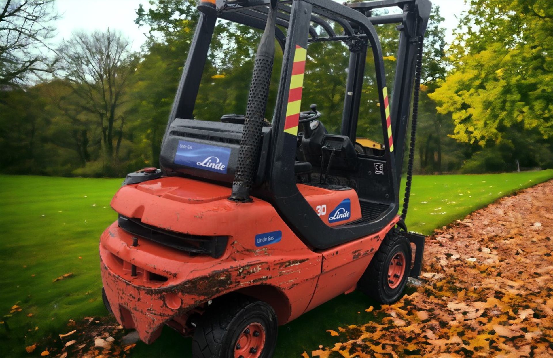 LINDE H30 3-TON DIESEL FORKLIFT - Image 4 of 9