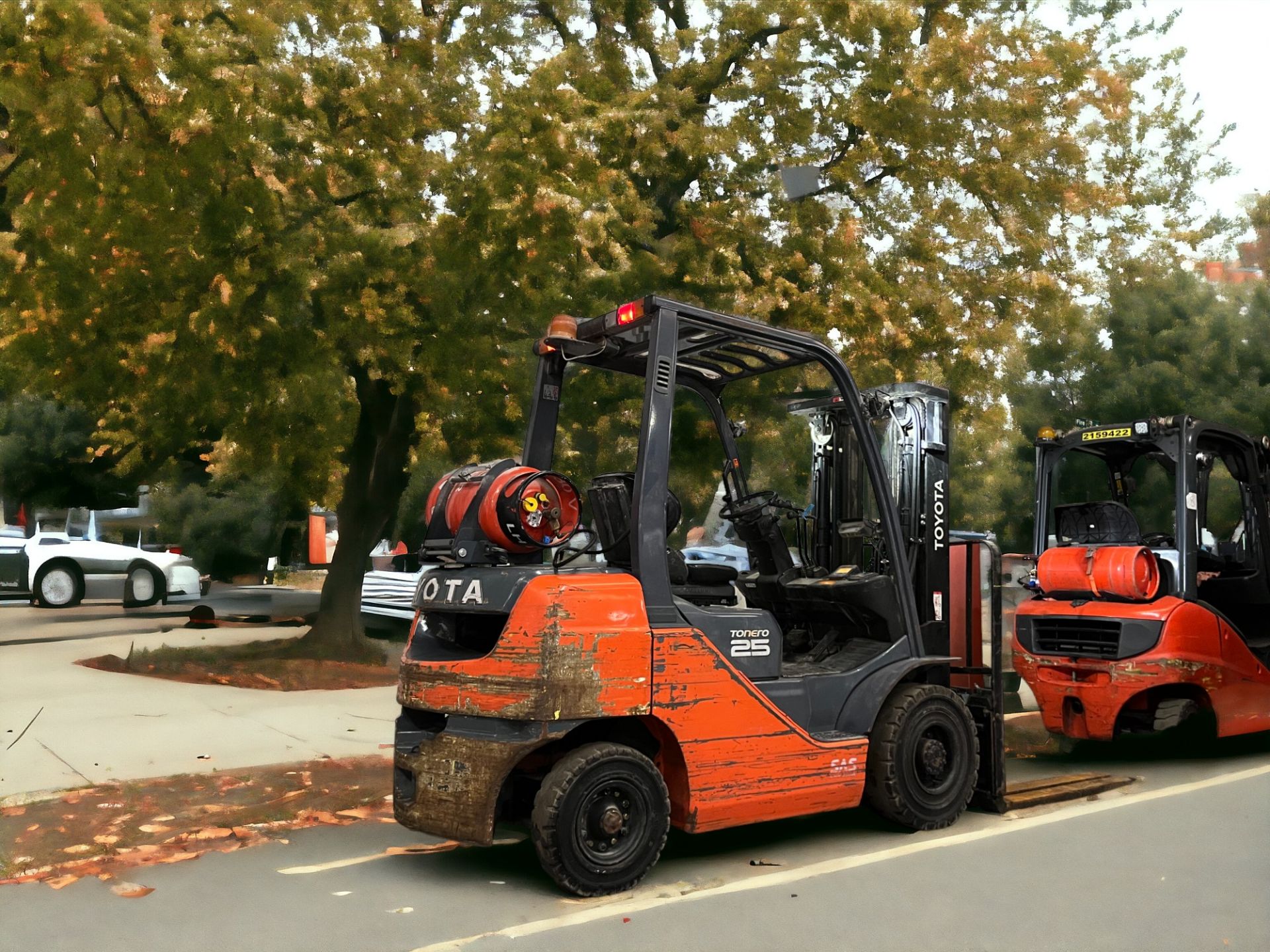 TOYOTA LPG FORKLIFT - MODEL 02-8FGF25 (2016) - Image 6 of 6