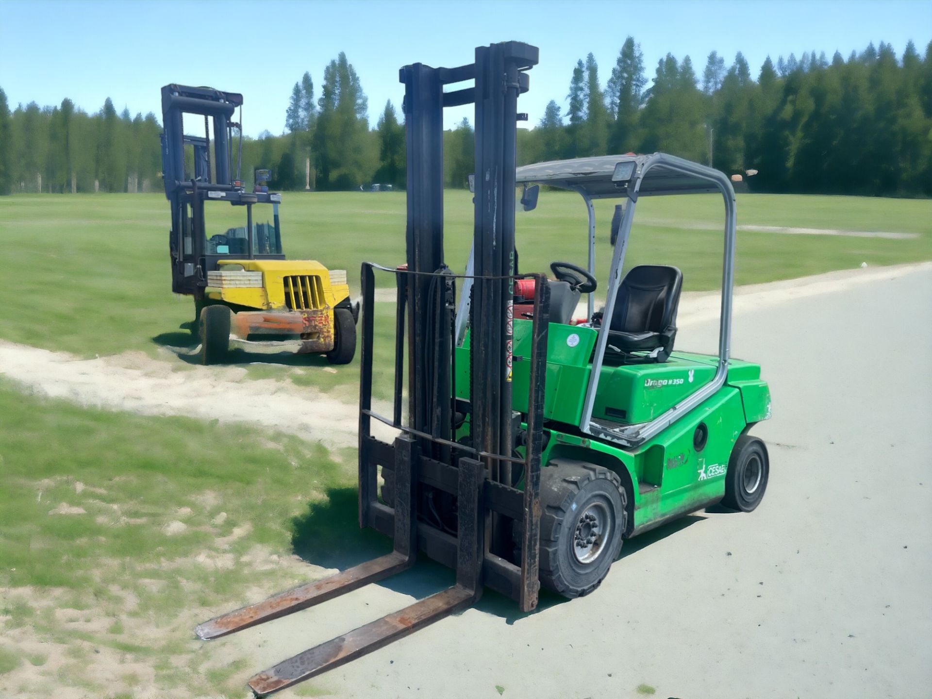 YEAR - 2007 CESAB DRAGO H350 DIESEL FORKLIFT - Image 2 of 6