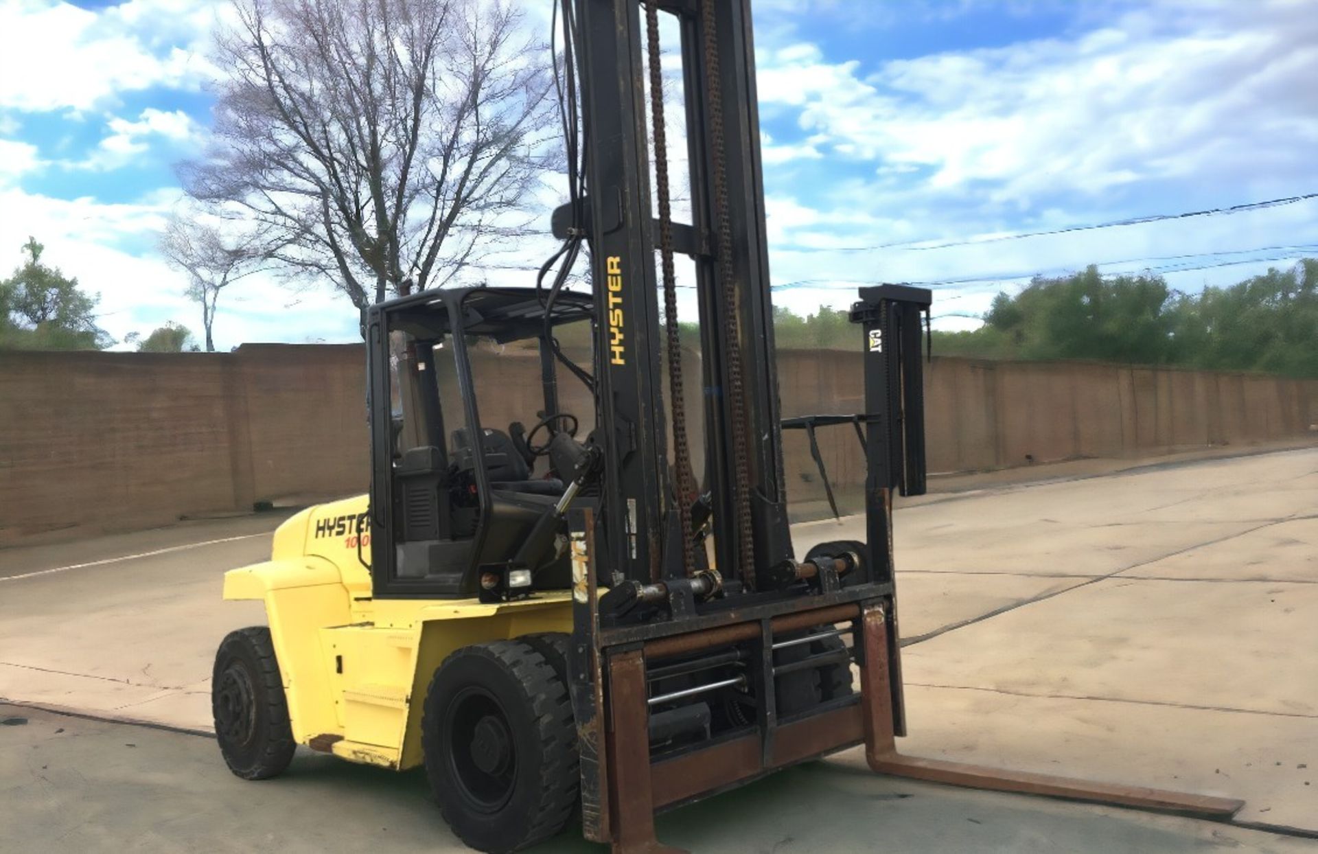 2008 HYSTER H10.00XM 10 TON LPG FORKLIFT - Image 4 of 11