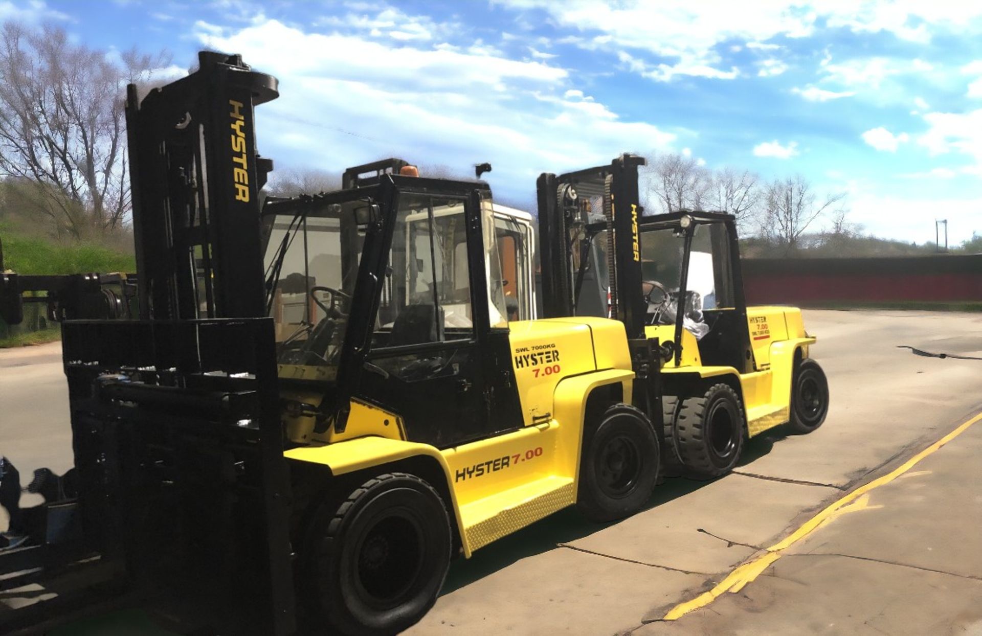 HYSTER H7.00XL ,7 TON DIESEL FORKLIFT - Image 9 of 11