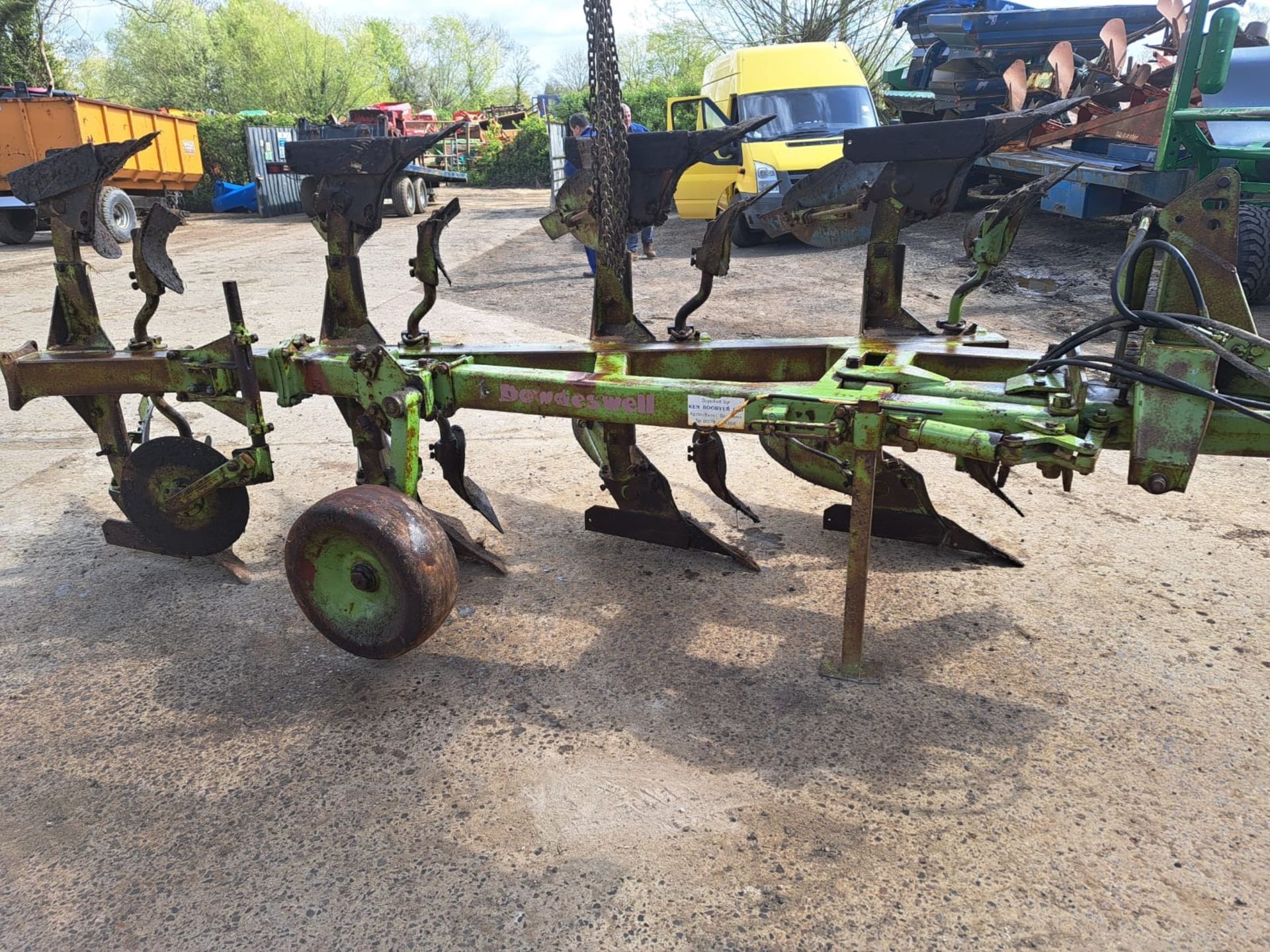 DOWDESWELL DP8B 4 FURROW PLOUGH