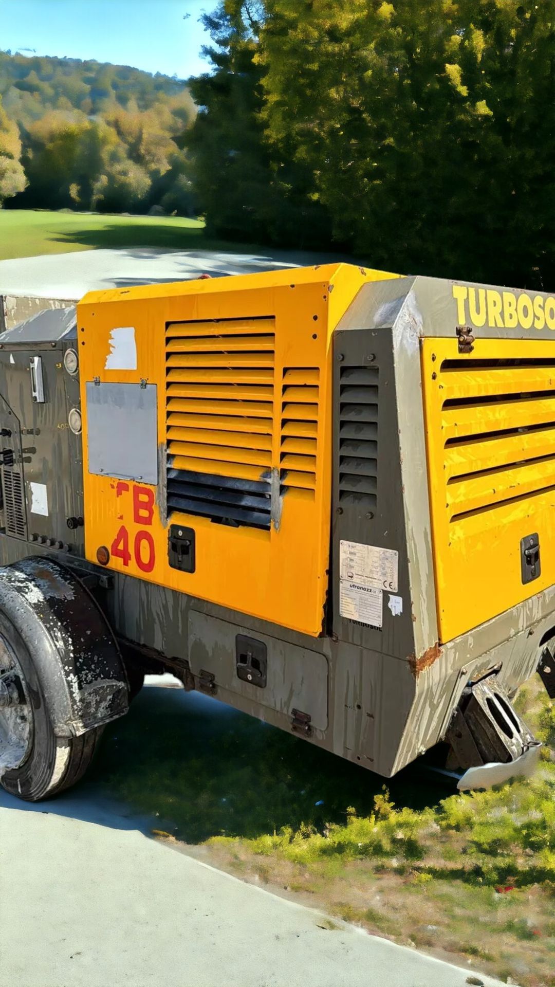 TURBOSOL TB40 TRAILER-MOUNTED CONCRETE PUMP - 2021