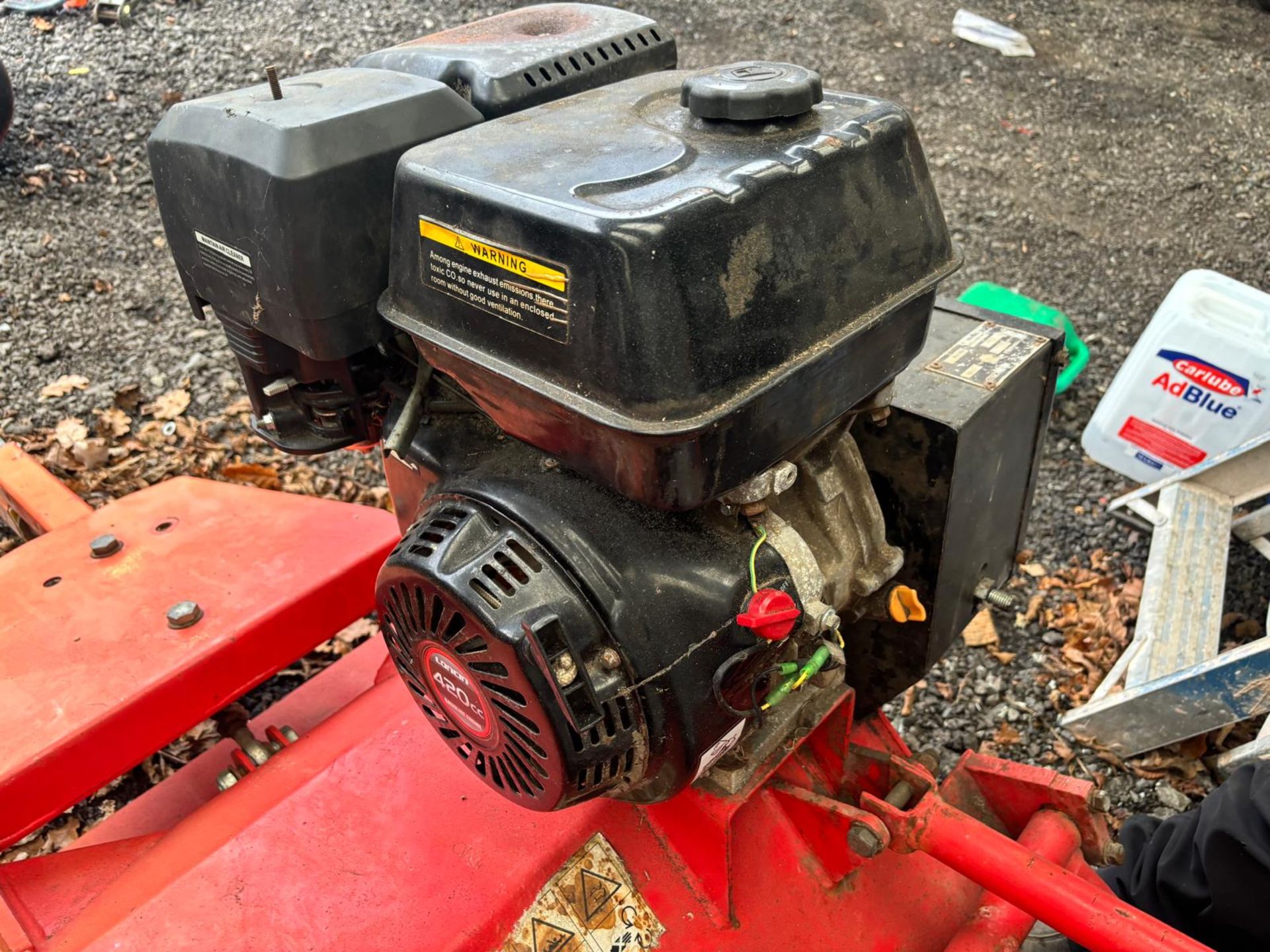 HIGH-PERFORMANCE ATV QUAD BIKE FLAIL MOWER: 4.5FT WIDE, 420CC ENGINE - EXCELLENT CONDITION! - Image 5 of 7