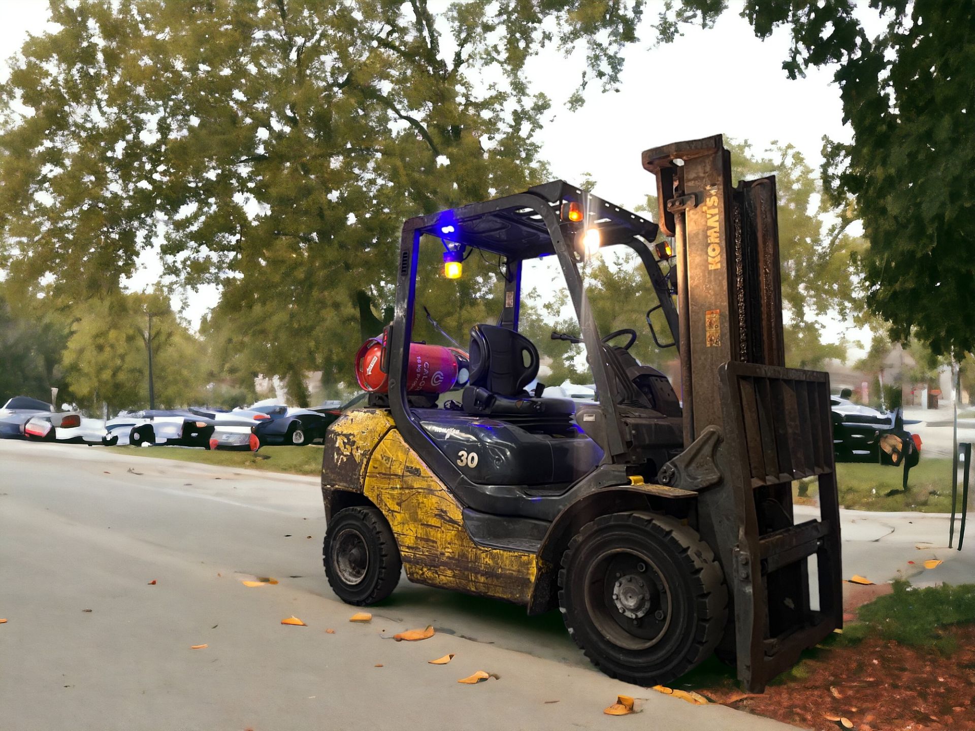 KOMATSU LPG FORKLIFT - MODEL FG30T-17 (2015) - Image 5 of 6