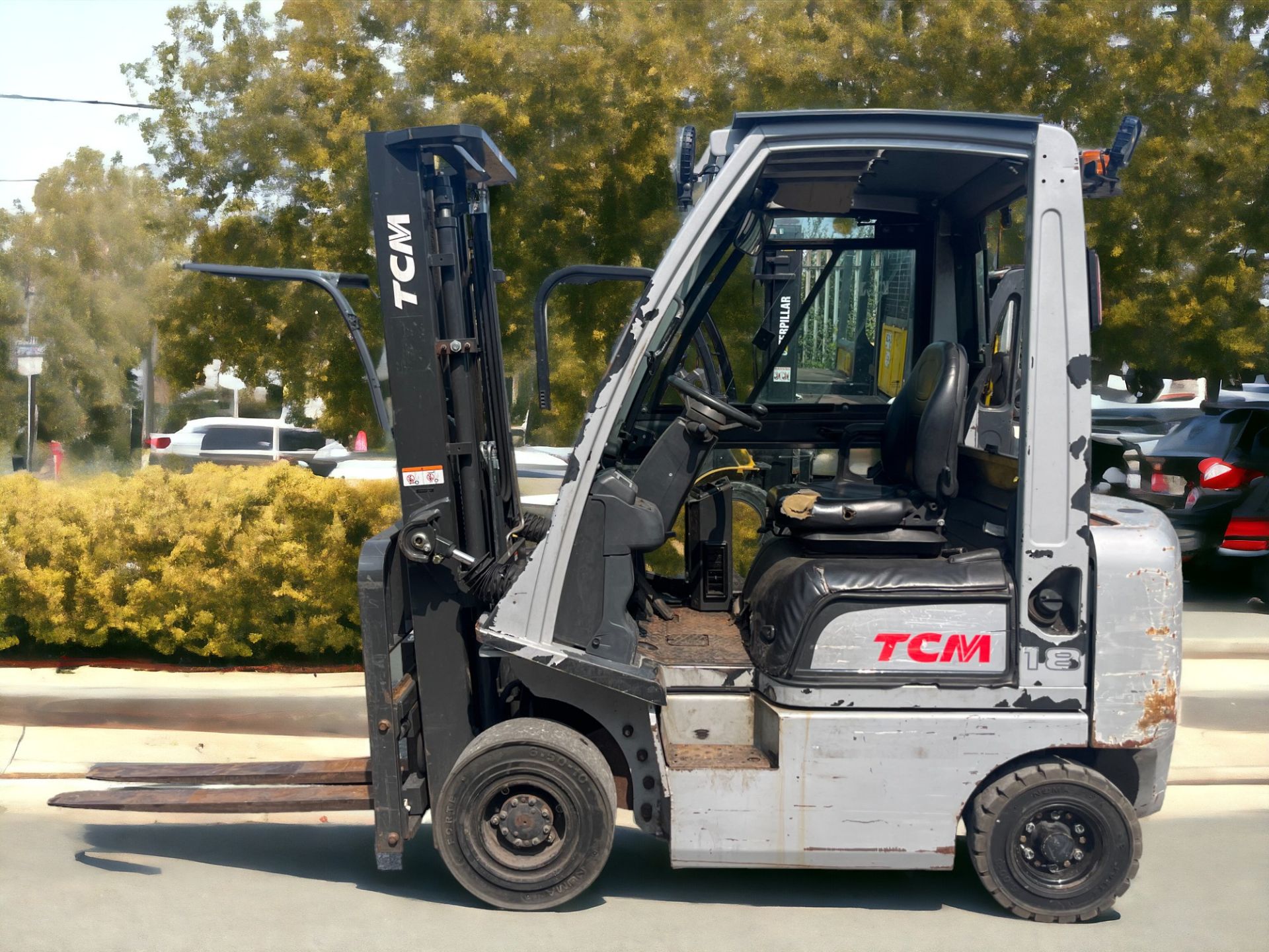 TCM DIESEL FORKLIFT - MODEL Y1D1A18H (2017) - Image 6 of 8