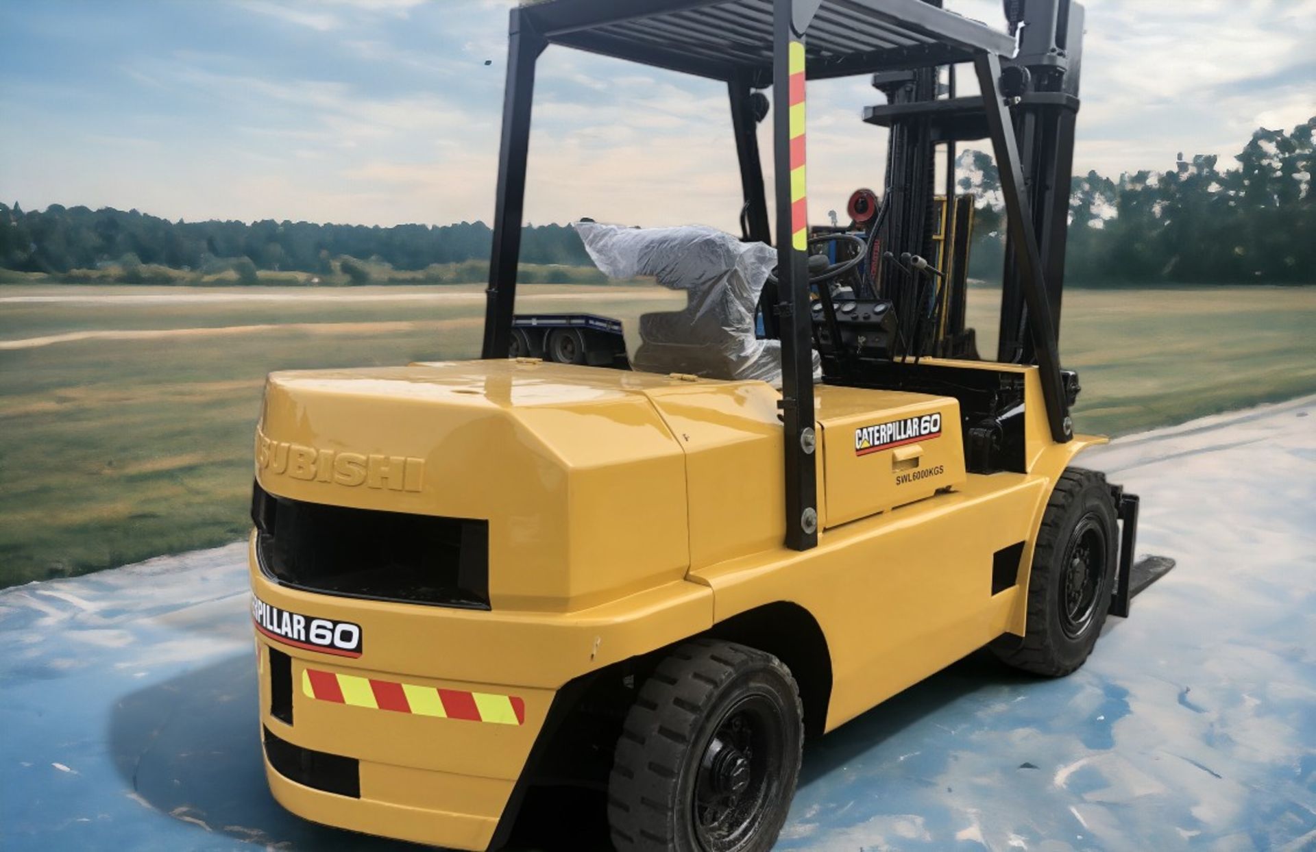 CATERPILLAR MITSUBISHI DP 60,6 TON DIESEL FORKLIFT - Image 2 of 8