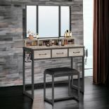 FREE DELIVERY - BRAND NEW DRESSING TABLE VANITY TABLE MIRROR MAKEUP DESK