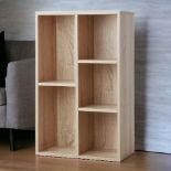 FREE DELIVERY - BRAND NEW 5 CUBE BOOKCASE WOODEN BOOKSHELF STORAGE SHELF