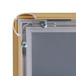 A1 GOLD SNAPFRAME POSTER HOLDER 10 BOXES (QTY 100)