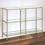 FREE DELIVERY - BRAND NEW CONSOLE TABLE 3-TIER TEMPERED GLASS SOFA TABLE