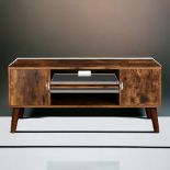 FREE DELIVERY - BRAND NEW VASAGLE RETRO TV STAND CABINET TV CONSOLE FLAT SCREEN