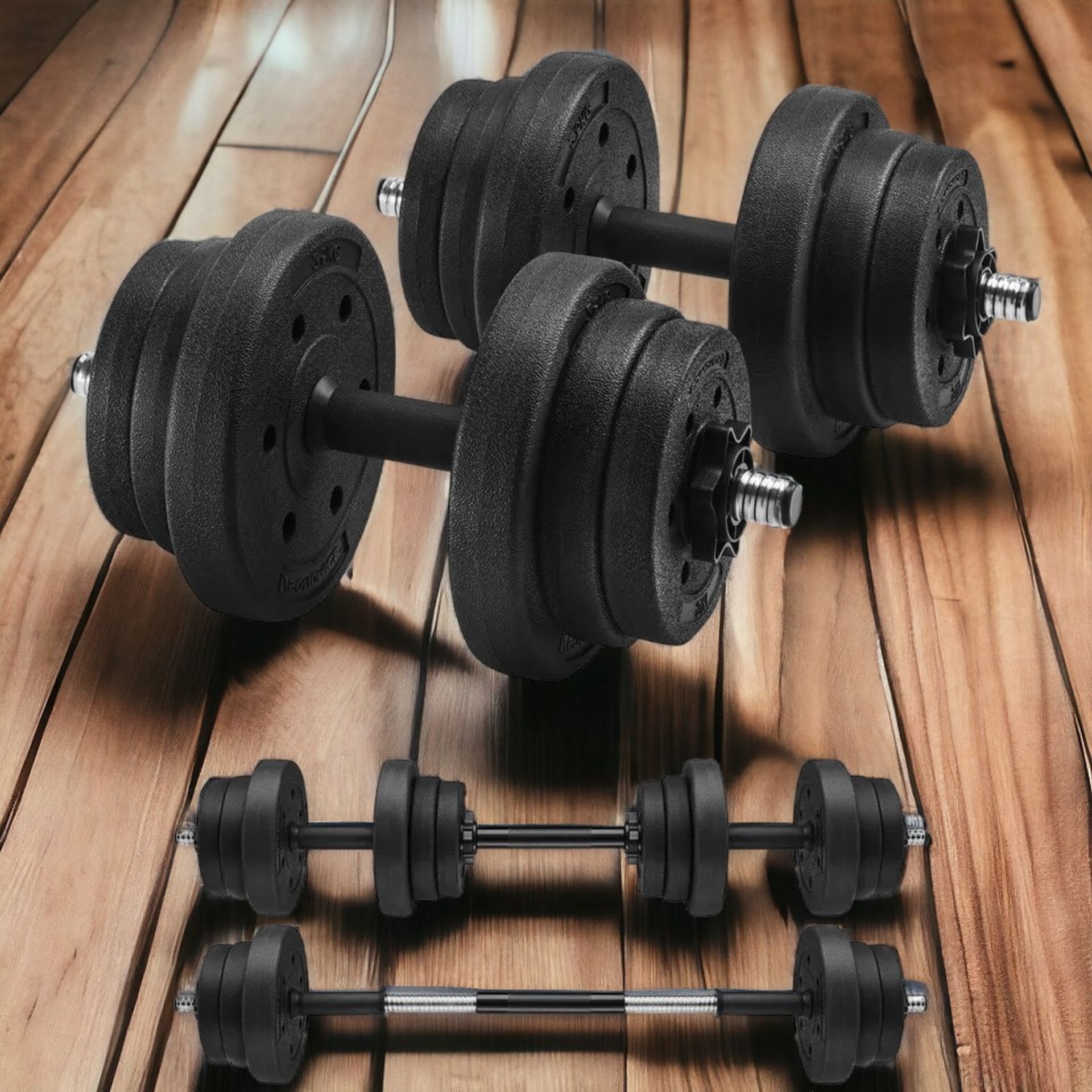 FREE DELIVERY - BRAND NEW ADJUSTABLE DUMBBELLS SET,WORKOUT FITNESS TRAINING WEIGHTS LIFTING