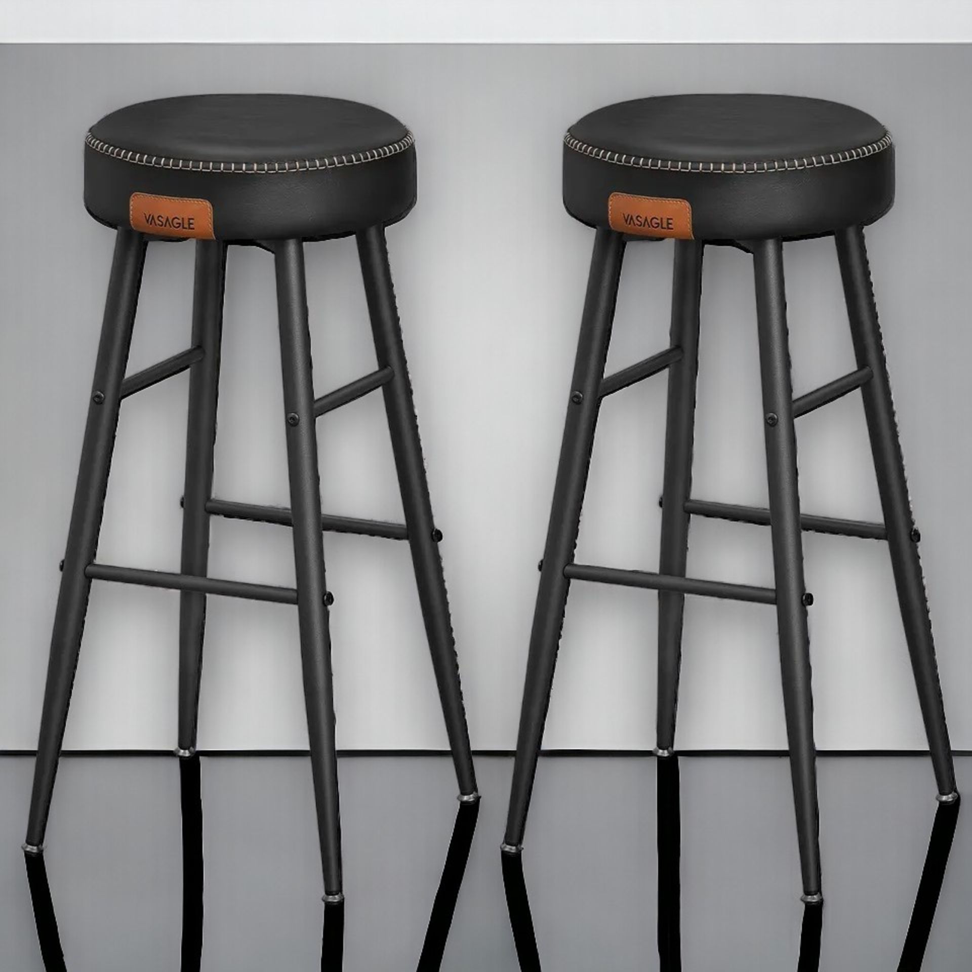 FREE DELIVERY - BRAND NEW BAR STOOLS SET OF 2 KITCHEN COUNTER STOOLS BREAKFAST