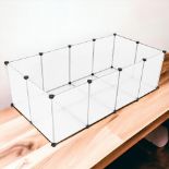 FREE DELIVERY - BRAND NEW PET EXERCISE PLAY PEN WITH BOTTOM DIY ENCLOSURE