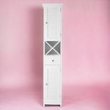 FREE DELIVERY - BRAND NEW VASAGLE FLOOR CABINET,BATHROOM TALL WITHSHUTTER DOORS,32X30X170 CM