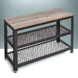FREE DELIVERY - BRAND NEW 3-TIER SHOE BENCH RACK STORAGE BENCH SHELF SHOES CABINET SEATER