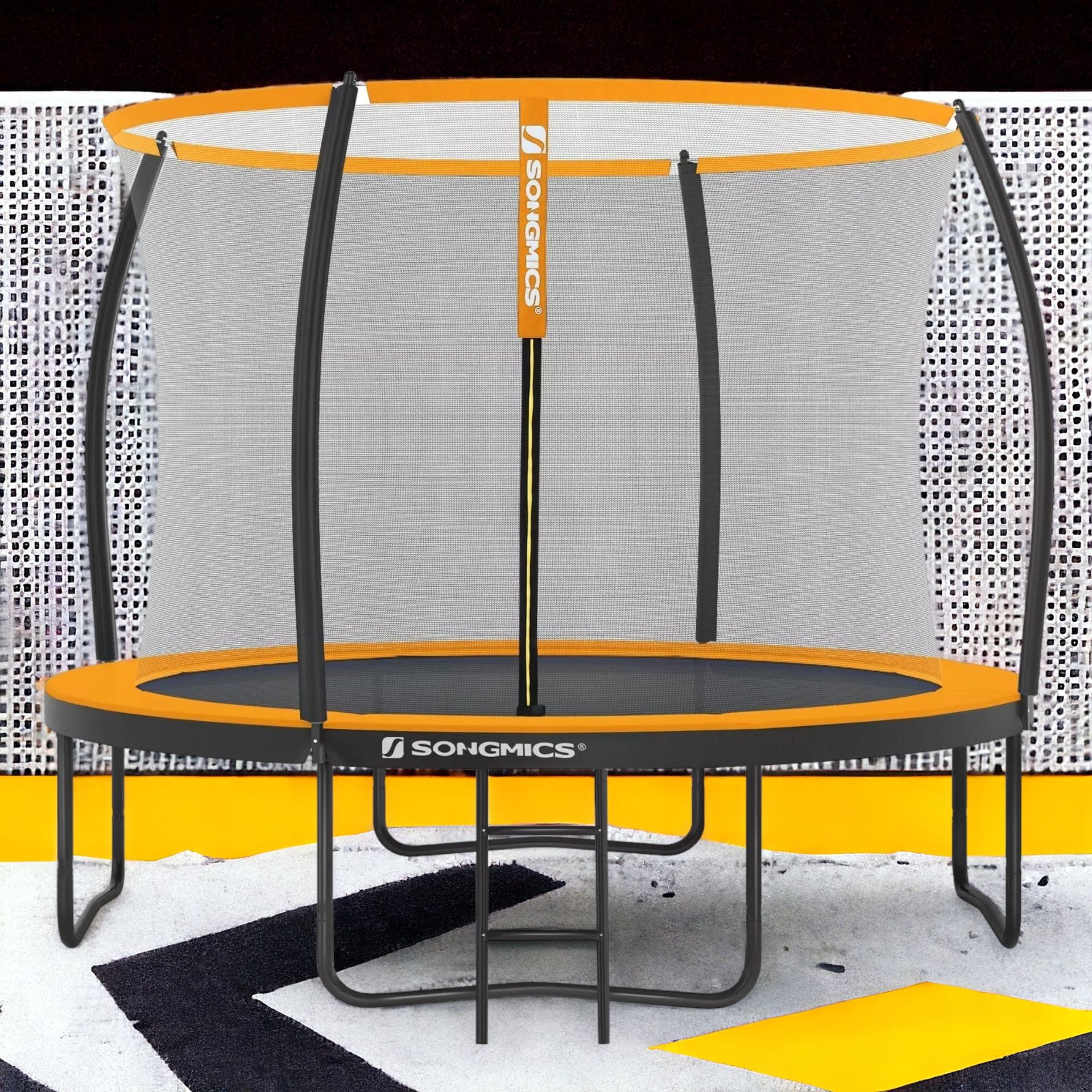 FREE DELIVERY - BRAND NEW TRAMPOLINE 12FT ROUND TRAMPOLINE WITH SAFETY NET ENCLOSURE