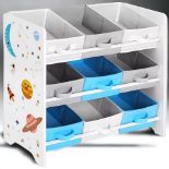 FREE DELIVERY - BRAND NEW CHILDREN'S STORAGE SHELF FOR TOYS AND BOOKS, 9 REMOVABLE NON-